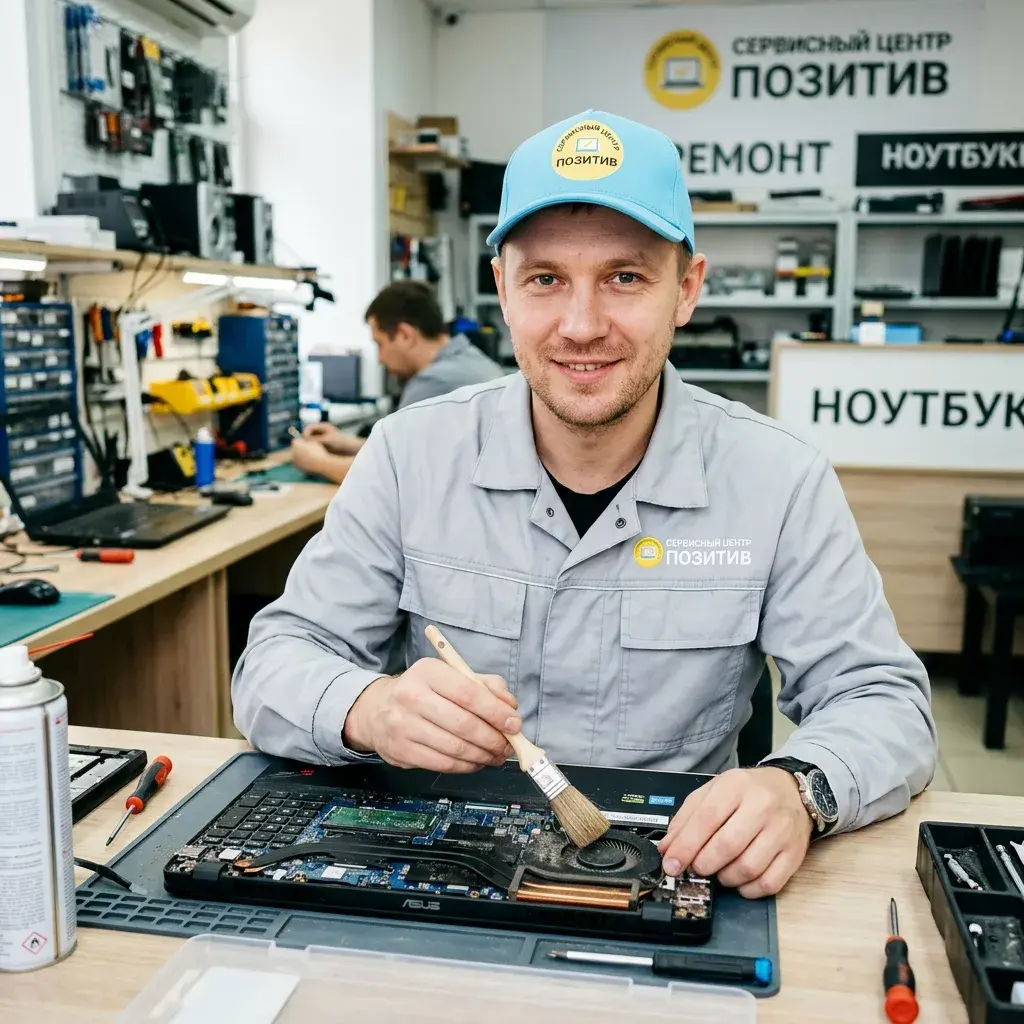 Чистка ноутбука от пыли в Северодвинске | Замена термопасты