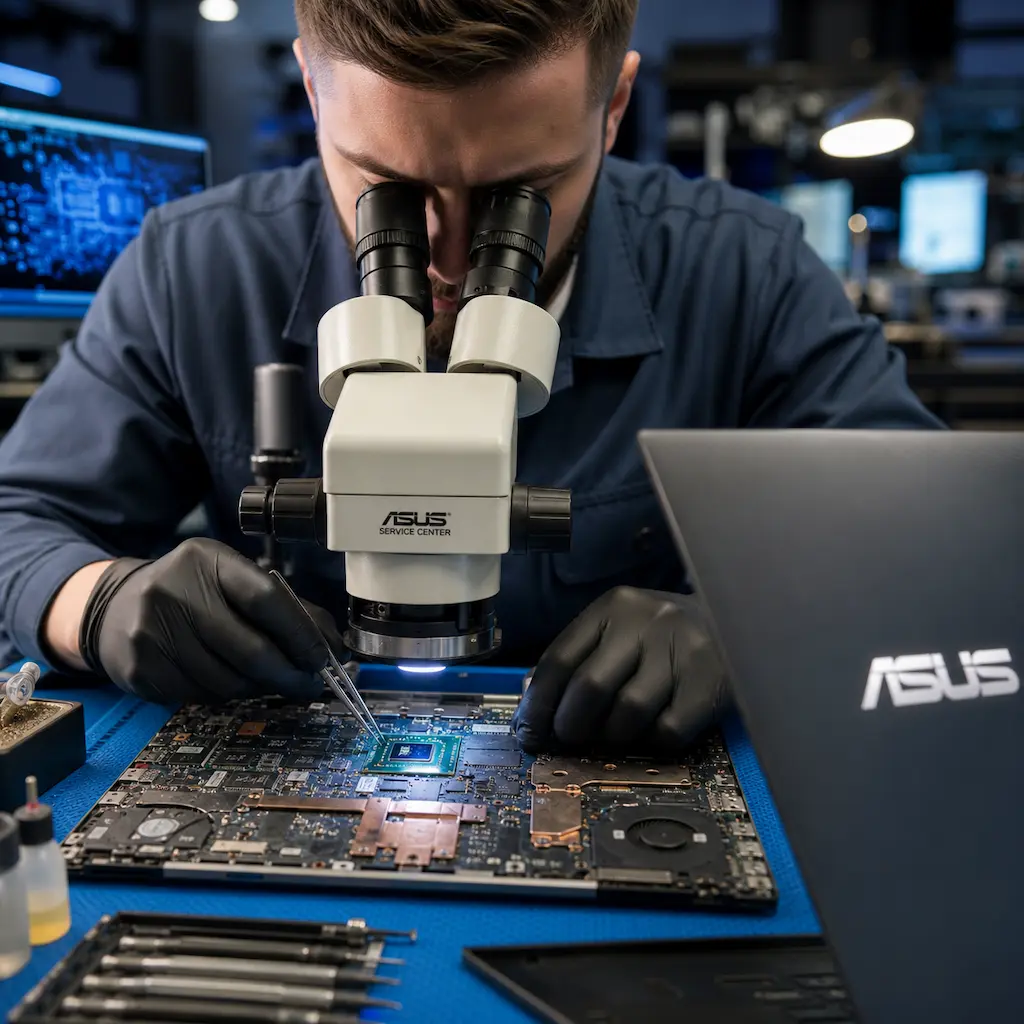 Замена видеокарты ноутбука Asus в Северодвинске