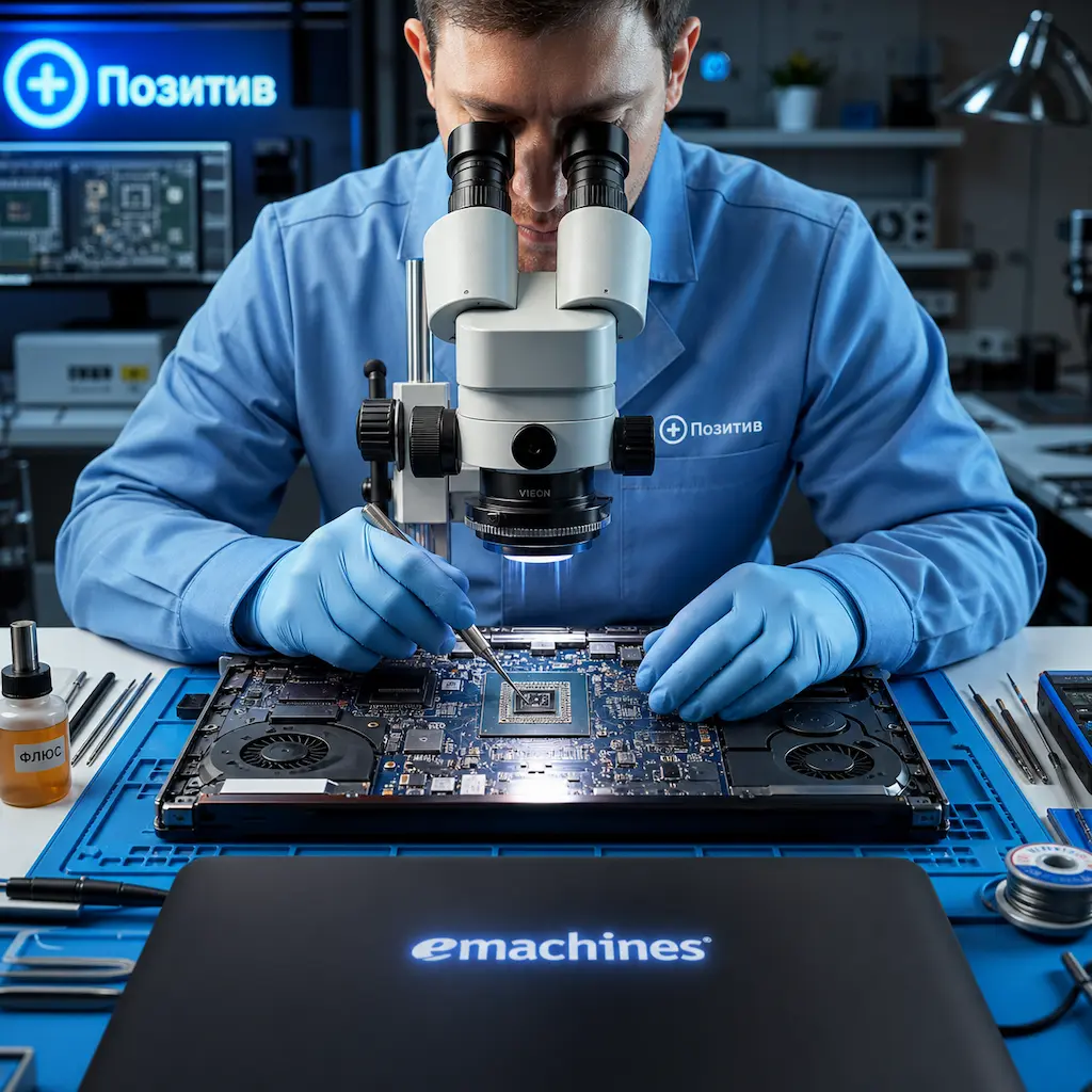 Замена видеокарты ноутбука Emachines в Северодвинске