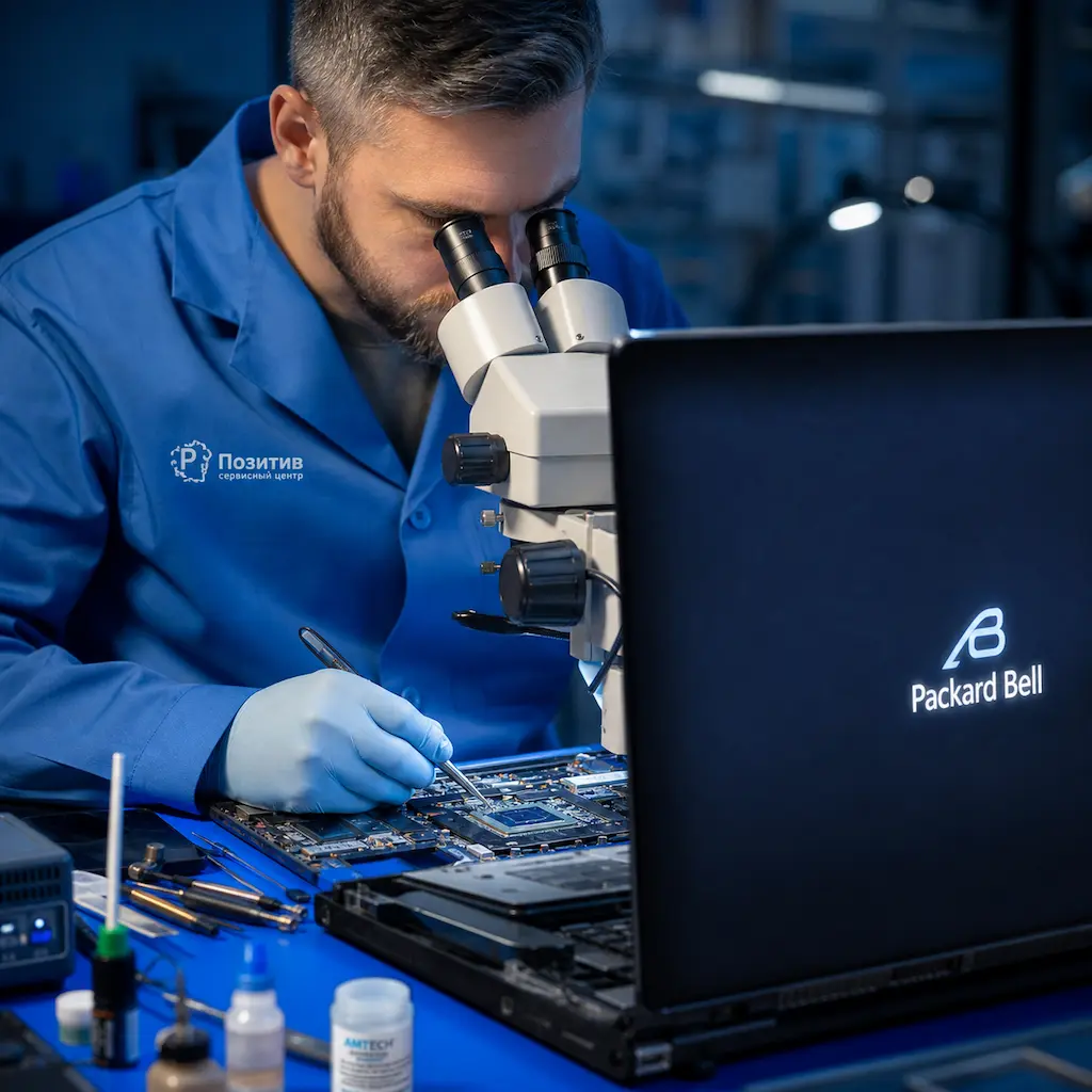 Замена видеокарты ноутбука Packard Bell в Северодвинске