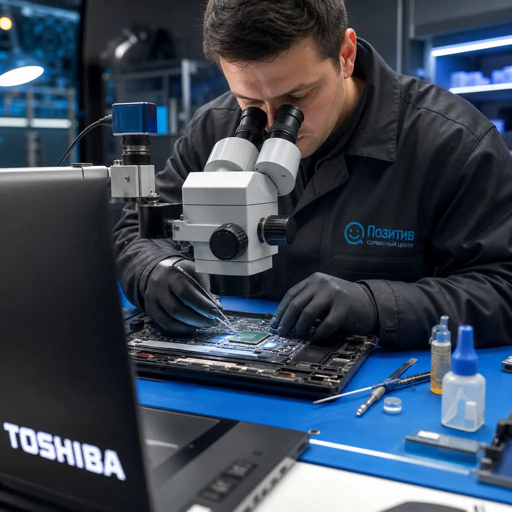 Замена видеокарты ноутбука Toshiba в Северодвинске