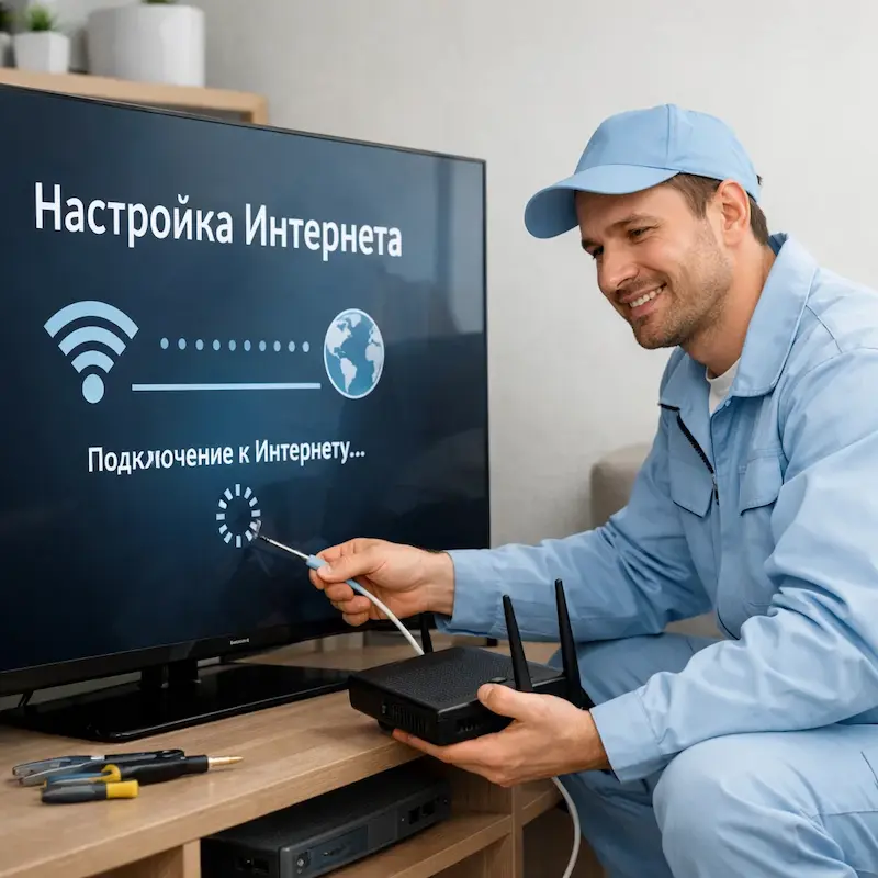 Настройка интернета на ТВ в Северодвинске