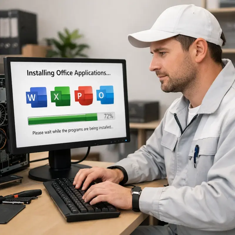 установка офисных программ на компьютер в Северодвинске