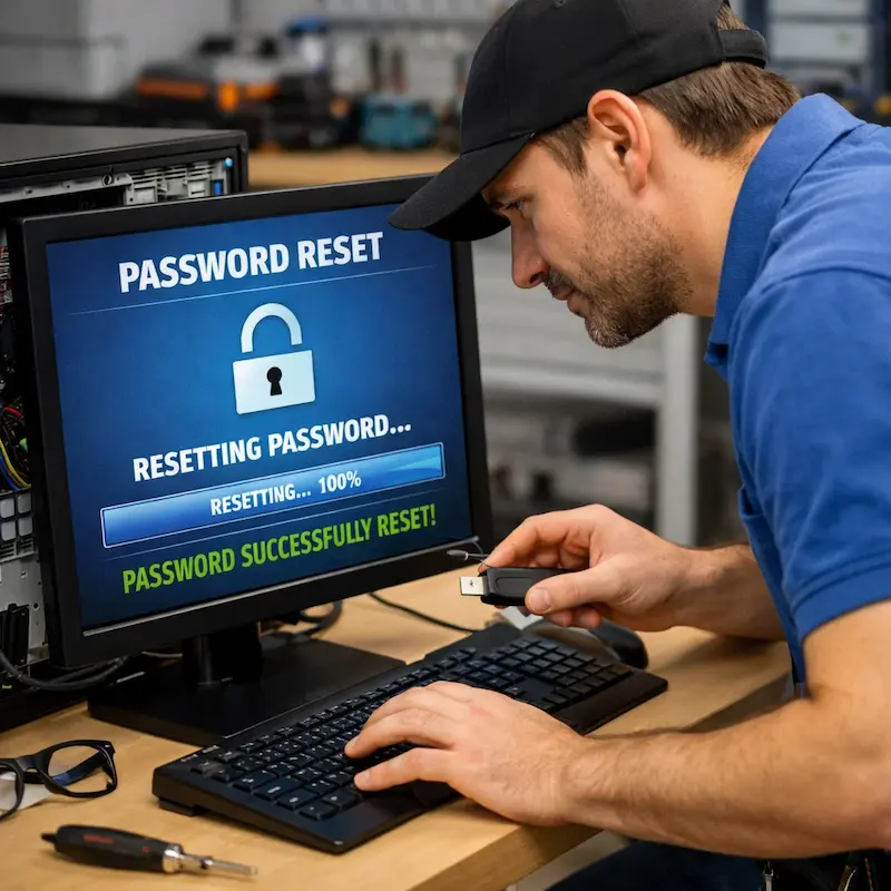 Сброс пароля от компьютера в Северодвинске