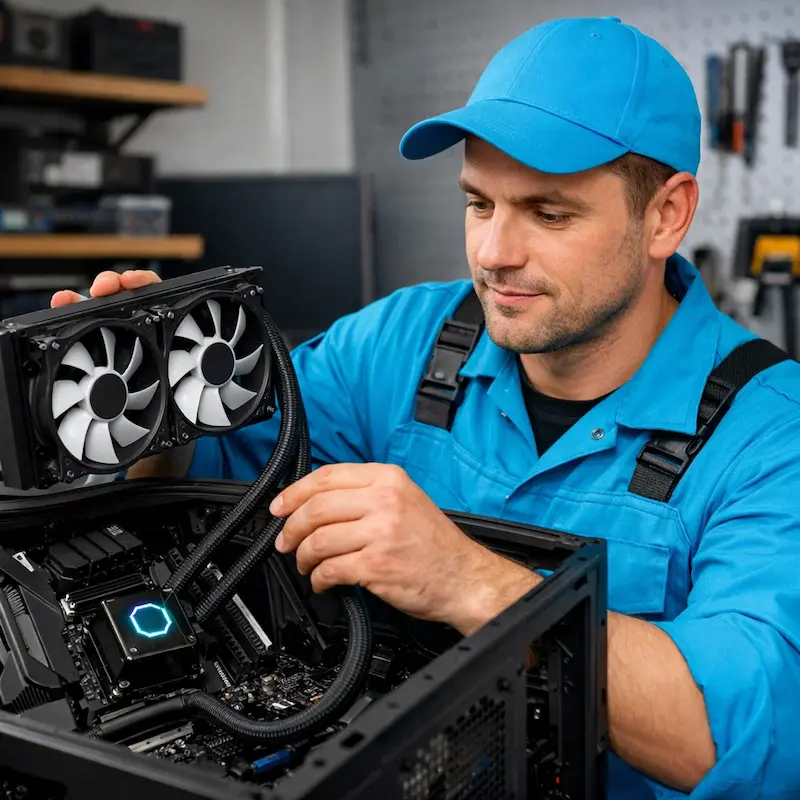 Установка водяного охлаждения на компьютер в Северодвинске