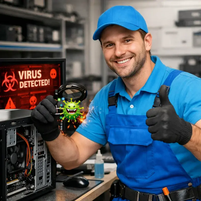 Удаление вирусов с компьютера в Северодвинске